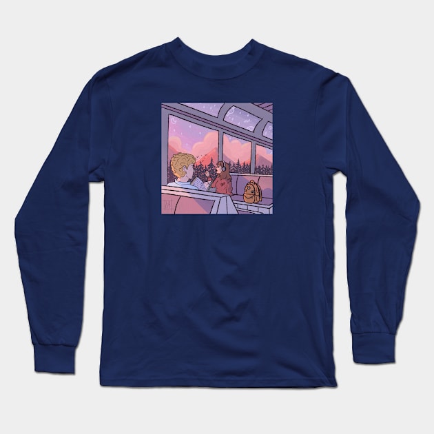 Train Long Sleeve T-Shirt by luh